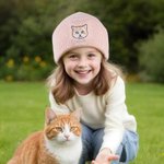 Chapeau bonnet tricoté avec nom Accessoires d'hiver Cadeau d'anniversaire en mémoire d'un animal de compagnie Cadeau d'anniversaire en mémoire d'un animal de compagnie Cadeau d'anniversaire en mémoire