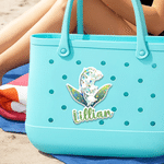 Henkilökohtainen Syntymä Kukka Glitter Tähdet Nimi Button Tag Bag Charm tarvikkeet Syntymäpäivä Vuosipäivä Joululahja naisille 3