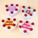Personalised Heart-Shaped Cherry Cake Jewellery Box with Text and Mirror Room Decor Birthday Anniversary Gift for Women Girls