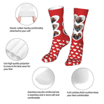 Personalized 3 Heart-Shaped Photos Skin-Friendly Mid-Calf Socks Valentine's Day Anniversary Birthday Christmas Gift for Couples 9