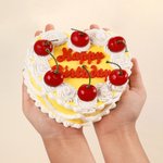Personalised Heart-Shaped Cherry Cake Jewellery Box with Text and Mirror Room Decor Birthday Anniversary Gift for Women Girls