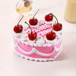 Personalised Heart-Shaped Cherry Cake Jewellery Box with Text and Mirror Room Decor Birthday Anniversary Gift for Women Girls