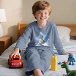 Ensemble de Pyjamas 100% Coton Personnalisé avec Design Animal Nuage Étoile et Nom Vêtement Maison Cadeau d'Anniversaire pour Garçons Filles Enfant