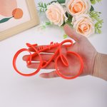 Ornamento personalizzato minimalista con stampa 3d della bicicletta e nome della scrivania, regalo di compleanno per uomini appassionati di ciclismo