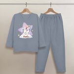 Ensemble de Pyjamas 100% Coton Personnalisé avec Design Animal Nuage Étoile et Nom Vêtement Maison Cadeau d'Anniversaire pour Garçons Filles Enfant