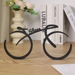 Ornamento personalizzato minimalista con stampa 3d della bicicletta e nome della scrivania, regalo di compleanno per uomini appassionati di ciclismo