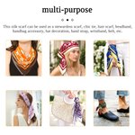Gepersonaliseerde Vintage Geboorte Bloem Zachte Vlek Vierkante Sjaal met Naam Reisfeest Accessoire Verjaardagscadeau voor vrouwen