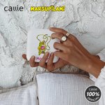 Spersonalizowane pudełko na biżuterię ze skóry PU z imieniem i nazwiskiem dla dziewczynki | Callie × Marsupilami®