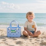 Gepersonaliseerde Multicolor Naam Acryl Tas Bedel Accessoires voor Bogg Winkelen Werk Verjaardag Cadeau voor Haar
