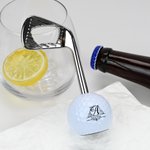 Henkilökohtainen Golf Theme Design Pullonavaaja Initial ja nimi Syntymäpäivä Vuosipäivä Lahja oluen ystäville Golf harrastajat
