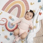 Personalisierte Herz Wolke Lächelnde Sonne Regenbogen Weiche Decke mit Namen Home Decor Weihnachten Geburtstag Geschenk für Kinder