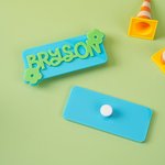 Gepersonaliseerde Multicolor Naam Acryl Tas Bedel Accessoires voor Bogg Winkelen Werk Verjaardag Cadeau voor Haar