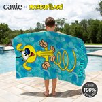 Serviette de plage personnalisée avec le nom du Marsupilami Cadeau d'anniversaire pour amis famille Callie × Marsupilami®
