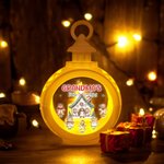 Personalized 1-8 Gingerbread Men LED Flameless Candle Ornament with Name Home Decor Christmas Gift for Family Friend 4