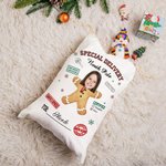 Spersonalizowana specjalna dostawa North Pole Santa Claus Płócienna torba prezentowa z imieniem i zdjęciem Świąteczny prezent dla rodziny przyjaciół