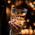 Decantador de Whisky Personalizado con Nombre e Inicial Elementos de Golf Regalo de Cumpleaños para los Amantes del Golf