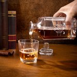 Decantador de Whisky Personalizado con Nombre e Inicial Elementos de Golf Regalo de Cumpleaños para los Amantes del Golf