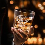 Personalized Fishing Pattern Whiskey Decanter 2 Glasses Set with Engraved Name Initial and Wooden Storage Box Birthday Gift for Bartending Enthusiasts