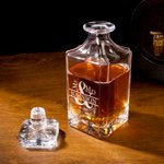 Henkilökohtainen Vintage seppele viskikannu kaiverrettu alkuperäinen nimi ja päivämäärä syntymäpäivä joululahja baarimikot ystävät
