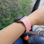 Personalised Horse Face Silhouette Avatar Silicone Multicolour Watch Band for Apple with Engraved Name Birthday Anniversary Gift for Horse Lovers