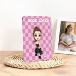 Etui Kindle Page Turner personnalisé avec nom et texte Cadeau d'anniversaire pour lecteur amoureux des livres