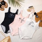 Personalised Bachelor Party Swimsuit for Bride and Bridesmaids
