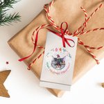 Sombrero de Santa Personalizado Cara Foto Impermeable Glitter Confeti Pegatinas con Nombre Regalo Decoración Fiesta de Navidad Favor para la Familia Amigos