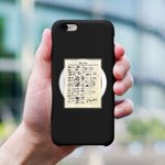 Personalized Retro Library Card Acrylic Name Magnetic Phone Grip Mobile Phone Accessories Birthday Gift for Bookworms