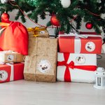 Sombrero de Santa Personalizado Cara Foto Impermeable Glitter Confeti Pegatinas con Nombre Regalo Decoración Fiesta de Navidad Favor para la Familia Amigos