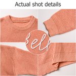 Personalised Soft Knitted Jumper with Name Christmas New Year Gift for Family Friends