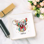 Cadeau de Noël personnalisé en céramique avec nom pour les femmes et les filles.