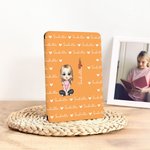 Personalized Birth Flower Cartoon Character Hearts Kindle Case with Name Christmas Birthday Gift for Book Lovers Bookworms