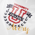 Personlig College Logo Design Hjärtform Keramisk Trinket Smyckeskål Heminredning Examensgåva för akademiker Kvinnor