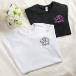 T-shirt personnalisé Just Married Mrs Mr Multicolore 100% coton avec nom Mariage Bridal Shower Honeymoon Gift for Bride Groom Couple