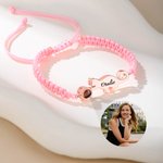 Gato personalizado ajustable foto proyección pulsera con nombre aniversario cumpleaños regalo para los amantes del gato