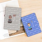 Personalized Birth Flower Cartoon Character Hearts Kindle Case with Name Christmas Birthday Gift for Book Lovers Bookworms