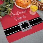 Ceinture du Père Noël Personnalisée Serviette gaufrée super absorbante avec texte Cuisine Essentielle Cadeau de Noël pour la Famille et les Amis