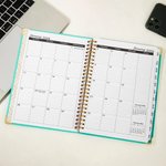 Personalised Multicolour Wildflower Name 2026 Planner Spiral A5 Notebook with Weekly Monthly Planner Pages Festival Birthday Gift for Friends Family
