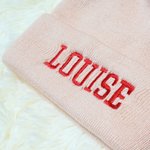 Cappello Beanie personalizzato con ricamo animale multicolore con nome Accessori caldi Regalo di compleanno per bambini adulti