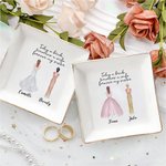 Gepersonaliseerd Vandaag Een Bruid Morgen Een Vrouw Voor Altijd Mijn Zus Sieraden Schotel met Naam Home Decor Bruids Douche Cadeau voor Bruid Van Bruidsmeisje