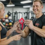 Personlig vektskive julepynt med tekst og bånd Gym juletre Hjemmeinnredning Bursdag julegave til treningsentusiast