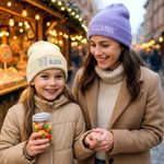 Cappello Beanie personalizzato con ricamo animale multicolore con nome Accessori caldi Regalo di compleanno per bambini adulti
