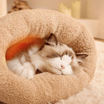 Saco de dormir para gato personalizado con diseño de huella corazón y nombre suministros para mascotas regalo de cumpleaños para dueños de mascotas