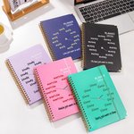 Personalized Funny Clock 2026 Planner A5 Calendar Planner Notebook with Name and Text Birthday Gift for Family Friends