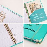 Personalized Funny Clock 2026 Planner A5 Calendar Planner Notebook with Name and Text Birthday Gift for Family Friends