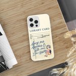 Personalised Cartoon Reading Character Phone Case for iPhone with Name and Text Birthday Christmas Gift for Bookworms Women