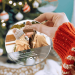 Personalized Music Player Design Photo Acrylic Ornament with Song Title Tree Decor Christmas Gift for Music Lovers Couple Family