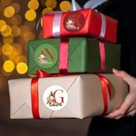 Árbol de Navidad Personalizado Muñeco de Nieve Inicial Set de 2 Pegatinas Impermeables con Nombre Fiesta de Navidad Regalos para Niños Familia Amigos