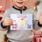 Gepersonaliseerd Kerstman Elk Ster Vorm Acryl Medaille Ornament met Naam en Kaart Home Decoratie Kerstcadeau voor kinderen