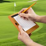 Personlig PU-lær golfkortholder med initialer og navn Konkurransetreningstilbehør Bursdagsgave til en mann som elsker golf